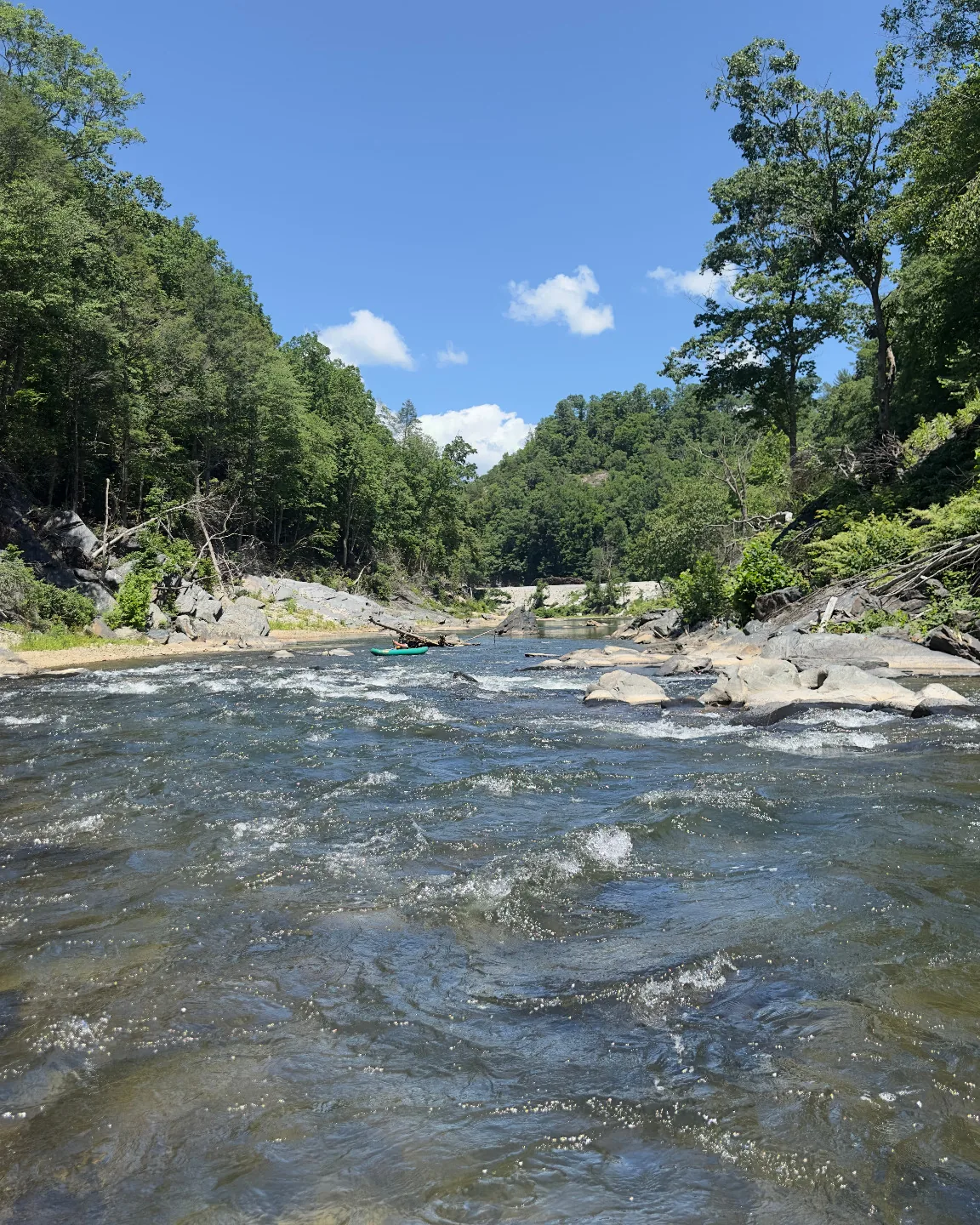 River recreation in the Toe River Valley of Western North Carolina